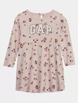 Платье на каждый день, стандартного кроя Gap, розовый
