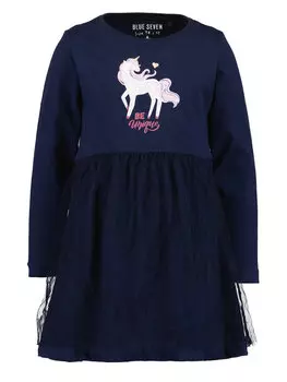 Платье на каждый день, стандартного кроя Blue Seven, синий