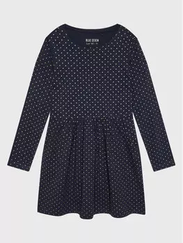 Платье на каждый день, стандартного кроя Blue Seven, синий