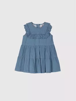 Платье на каждый день, стандартного кроя Coccodrillo, синий