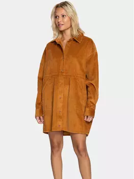 Платье на каждый день, стандартного кроя Billabong, коричневый