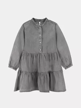 Платье на каждый день, стандартного кроя Coccodrillo, серый