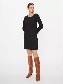 Платье на каждый день, стандартного кроя Vila, черный