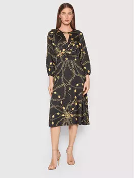 Платье на каждый день, стандартного кроя Rinascimento, черный