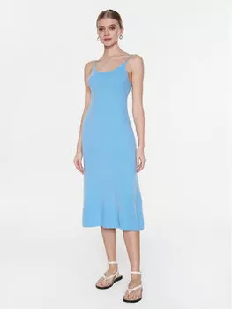 Платье на каждый день, стандартного кроя American Vintage, синий