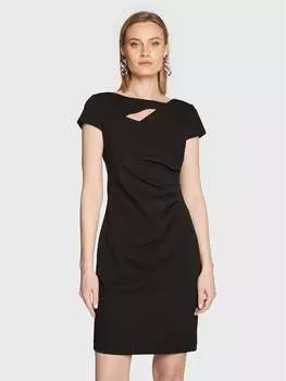 Платье на каждый день, стандартного кроя Dkny, черный