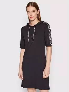 Платье на каждый день, стандартного кроя Dkny, черный