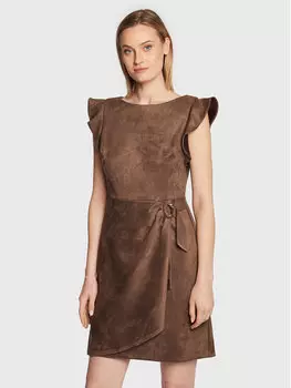 Платье на каждый день, стандартного кроя Dkny, коричневый