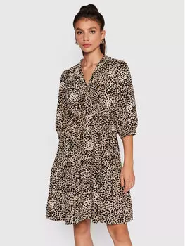 Платье на каждый день, стандартного кроя Karen By Simonsen, коричневый