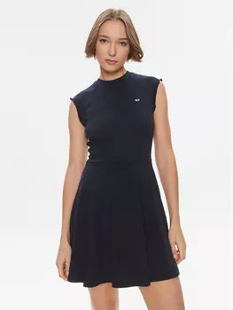 Платье на каждый день, стандартного кроя Tommy Jeans, синий