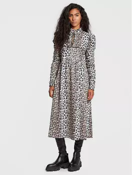 Платье на каждый день, стандартного кроя Notes Du Nord, мультиколор