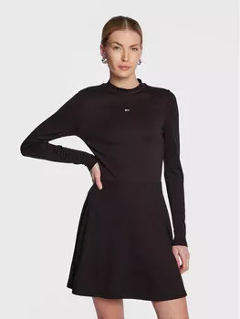 Платье на каждый день, стандартного кроя Tommy Jeans, черный