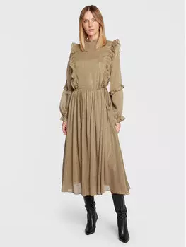 Платье на каждый день, стандартного кроя Bruuns Bazaar, коричневый