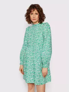 Платье на каждый день, стандартного кроя Vila, зеленый