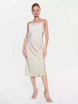 Платье на каждый день, стандартного кроя Samse Samse, бежевый