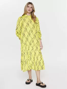 Платье на каждый день, стандартного кроя Silvian Heach, желтый