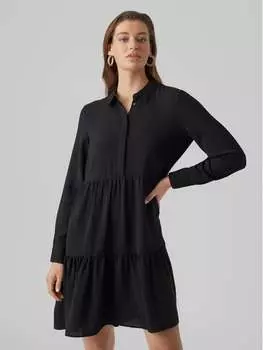 Платье на каждый день, стандартного кроя Vero Moda, черный
