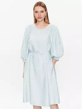 Платье на каждый день, стандартного кроя Moss Copenhagen, синий