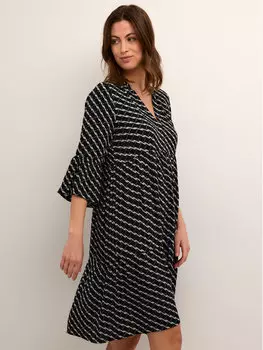 Платье на каждый день, стандартного кроя Kaffe, черный