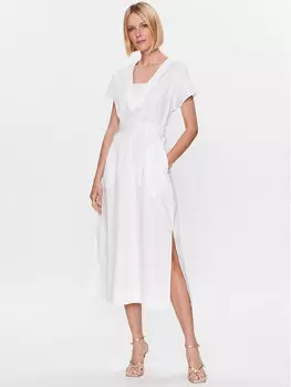 Платье на каждый день, стандартного кроя Peserico, белый