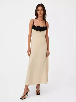 Платье на каждый день, стандартного кроя Undress Code, бежевый
