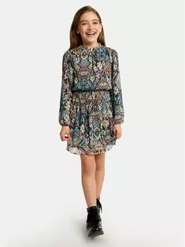 Платье на каждый день стандартного кроя Mayoral, мультиколор