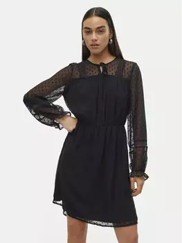 Платье на каждый день стандартного кроя Vero Moda, черный