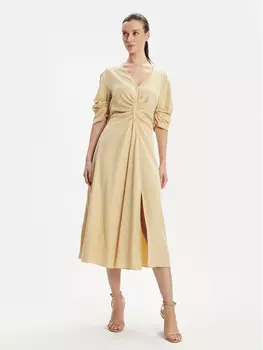 Платье на каждый день стандартного кроя Dkny, бежевый