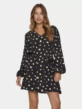 Платье на каждый день стандартного кроя Vila, черный