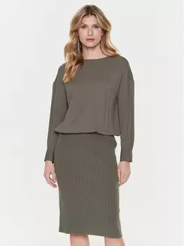 Платье на каждый день, стандартного кроя Fabiana Filippi, серый