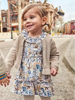 Платье на каждый день стандартного кроя Mayoral, мультиколор