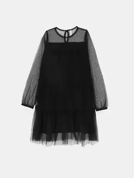 Платье на каждый день стандартного кроя Coccodrillo, черный