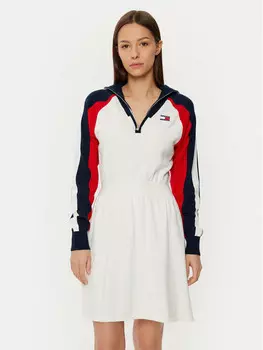 Платье на каждый день, стандартного кроя Tommy Jeans, мультиколор