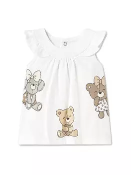 Платье на каждый день стандартный крой 1852 Mayoral, белый