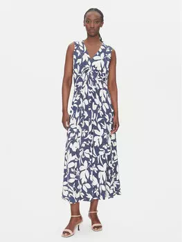 Платье на каждый день стандартный крой 13002039 Olsen, синий