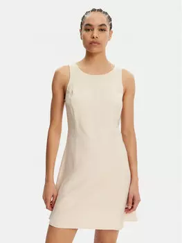 Платье на каждый день стандартный крой J20J225268 Calvin Klein Jeans, бежевый