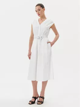 Платье на каждый день стандартный крой MS5830KF4C Michael Michael Kors, белый
