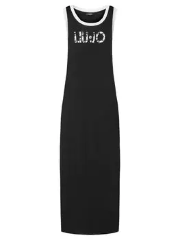 Платье на каждый день стандартный крой VA5134 JS360 Liu Jo Beachwear, черный