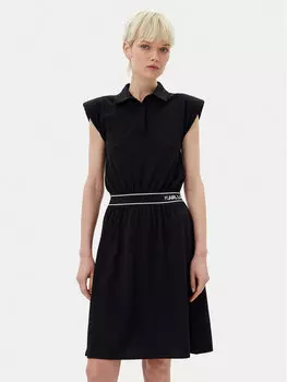 Платье на каждый день стандартный крой A2W13038 Karl Lagerfeld, черный