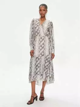 Платье на каждый день свободного кроя Bruuns Bazaar, бежевый