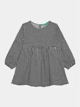 Платье на каждый день свободного кроя United Colors Of Benetton, черный