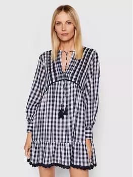 Платье на каждый день свободного кроя Pepe Jeans, синий
