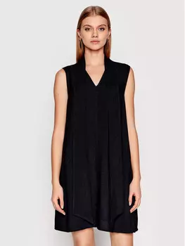 Платье на каждый день свободного кроя Victoria Victoria Beckham, черный