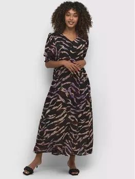 Платье на каждый день свободного кроя Kaffe, черный