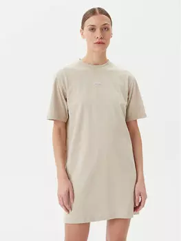 Платье на каждый день свободного покроя J20J225289 Calvin Klein Jeans, бежевый