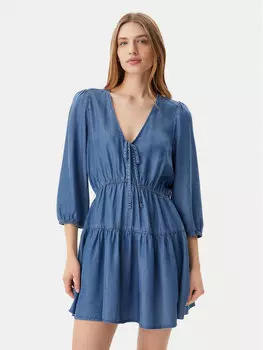 Платье на каждый день свободного покроя DW0DW20612 Tommy Jeans, синий