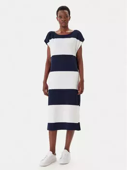 Платье на каждый день свободного покроя Vivian 1016534 Mustang, синий