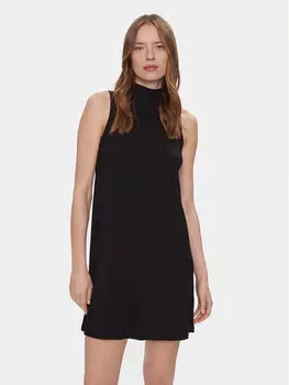 Платье на каждый день трапециевидного кроя Edited, черный