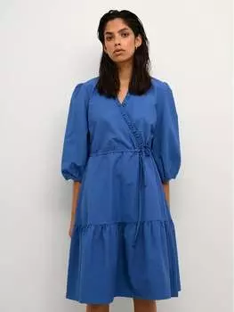 Платье на каждый день трапециевидного кроя Karen By Simonsen, синий