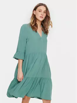 Платье на каждый день в стиле casual Saint Tropez, зеленый